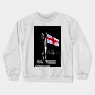 Bobby Moore Statue England Flag Wembley Stadium Crewneck Sweatshirt